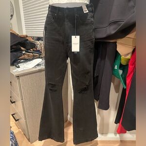 Judy Blue nwt high waist black flare sz5/27